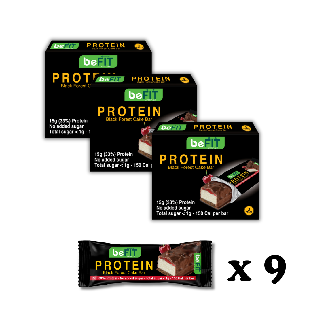 Black Forest Protein Cake Bar Bundle - Pack Of 3 (9 Bars)
