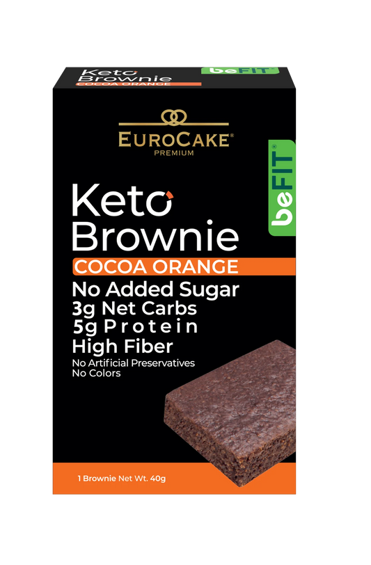 beFIT Keto Brownie Choco Orange (1 piece)