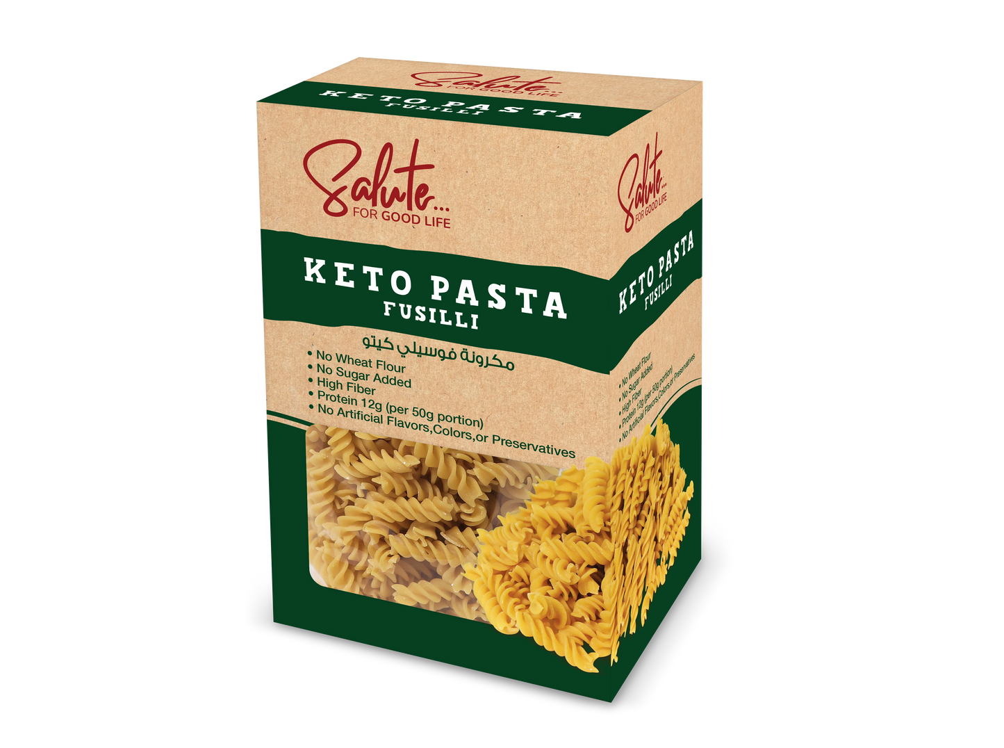 Salute Fusilli Keto Pasta