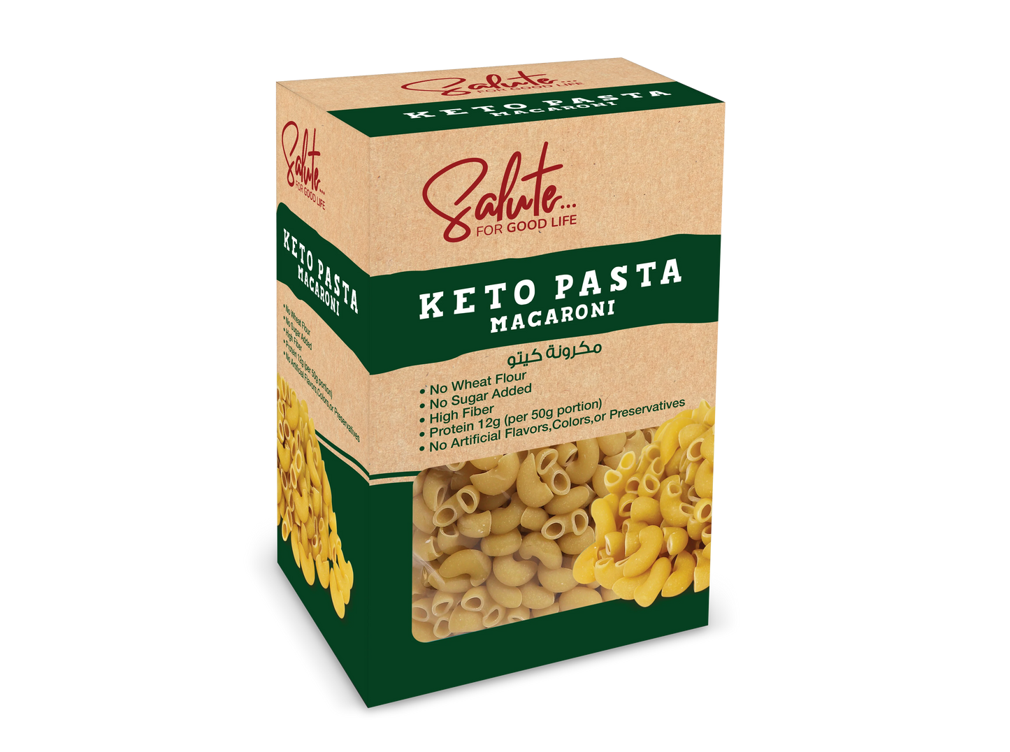 Salute Macaroni Keto Pasta