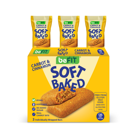 Soft Baked Bars Carrot & Cinnamon 3pcs/box