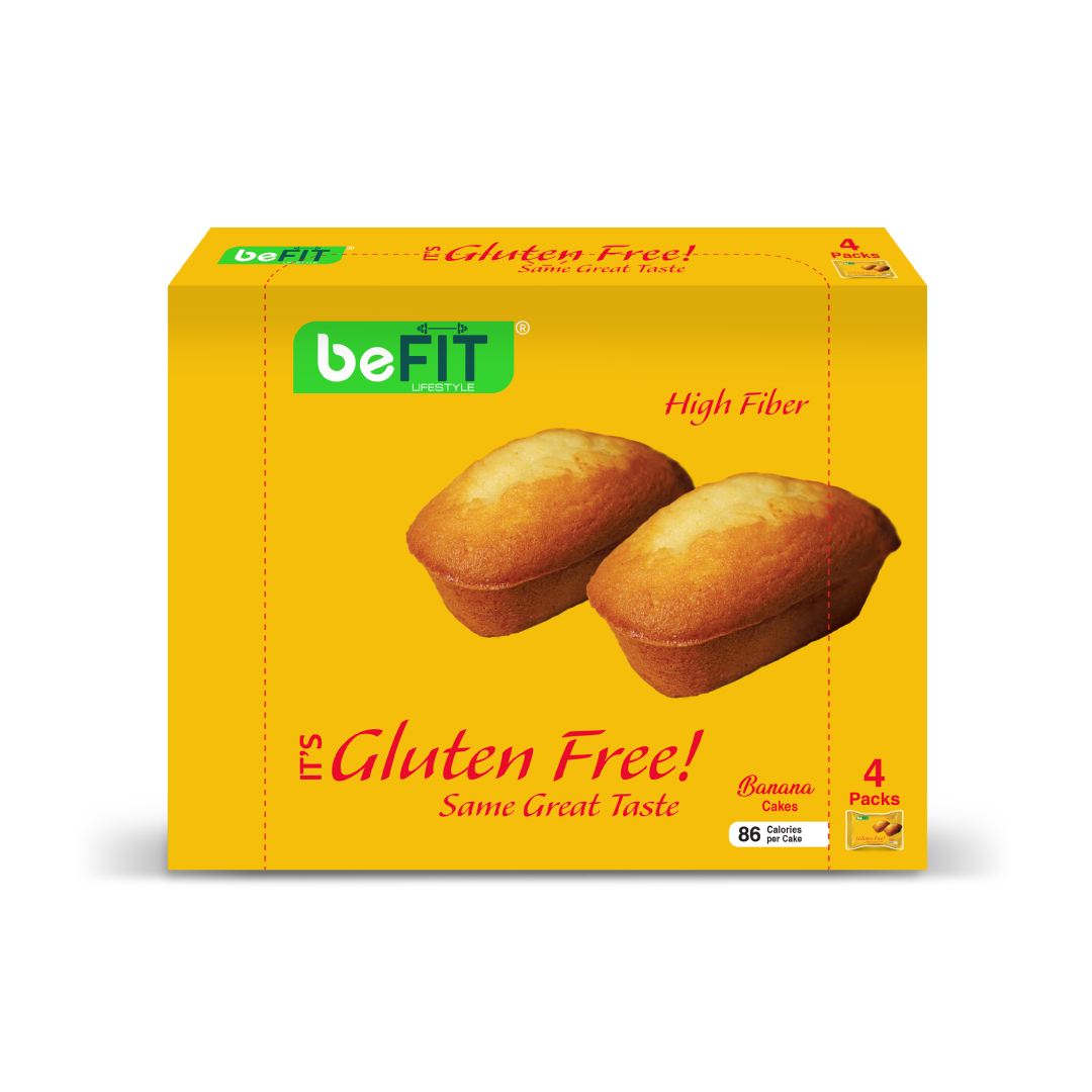 Gluten Free Cake Banana 4pcs/box