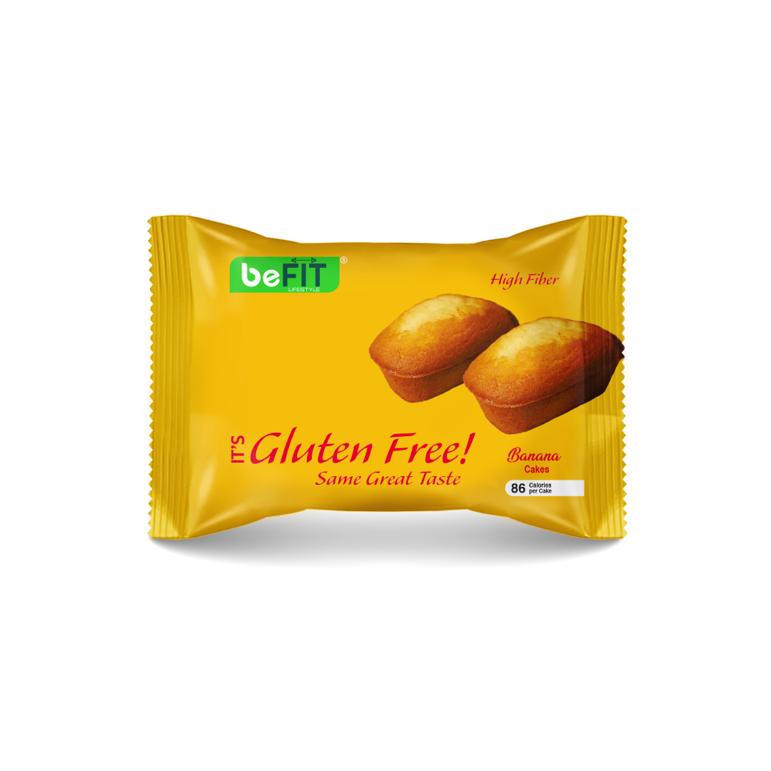 Gluten Free Cake Banana 4pcs/box