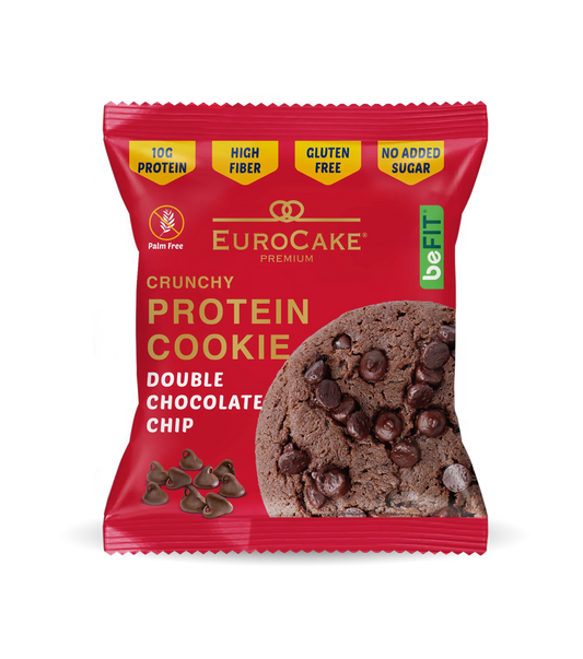 Double Chocolate Crunchy Protein Cookies Single