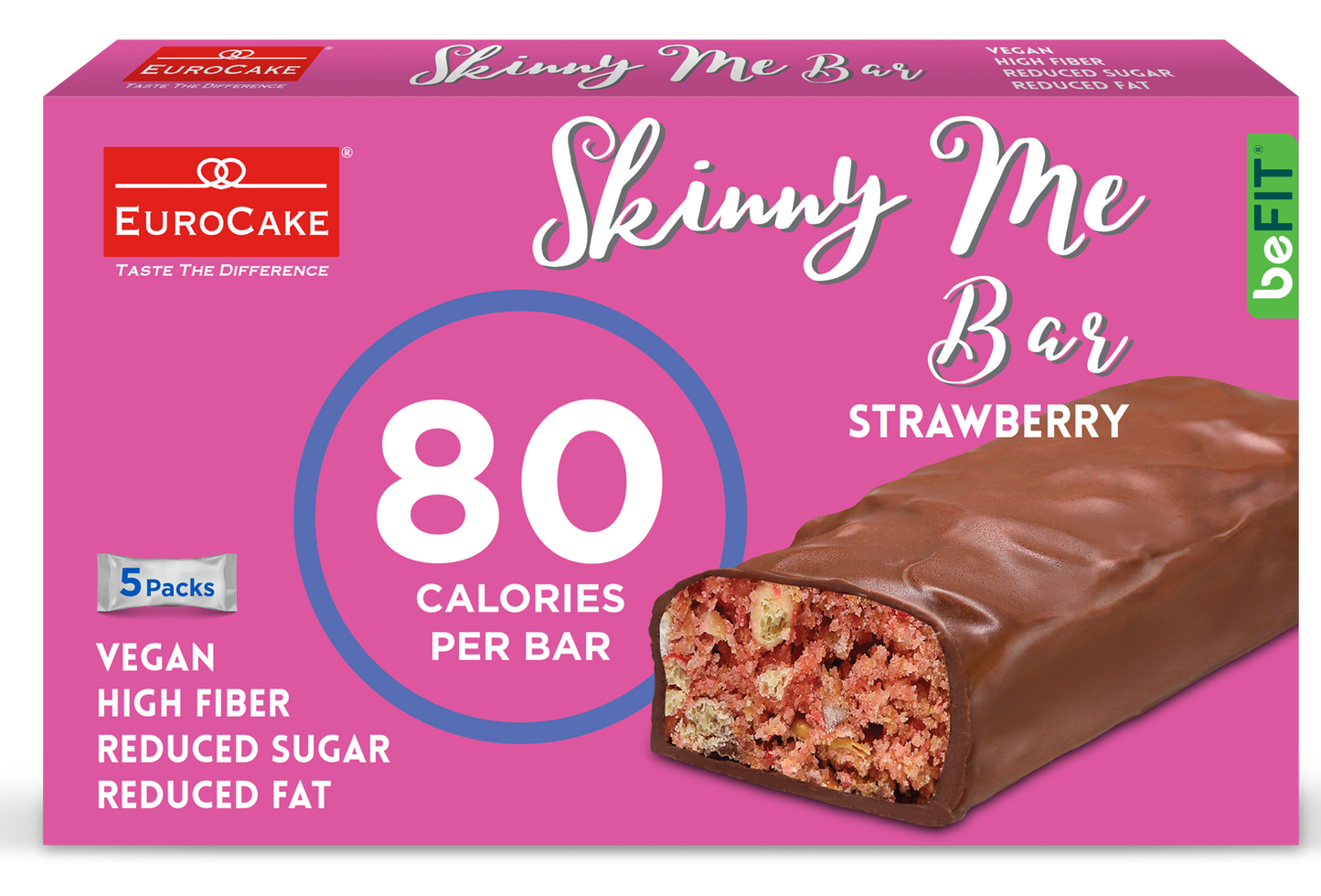 Skinny Me Strawberry Bars (5 Packs/Box)