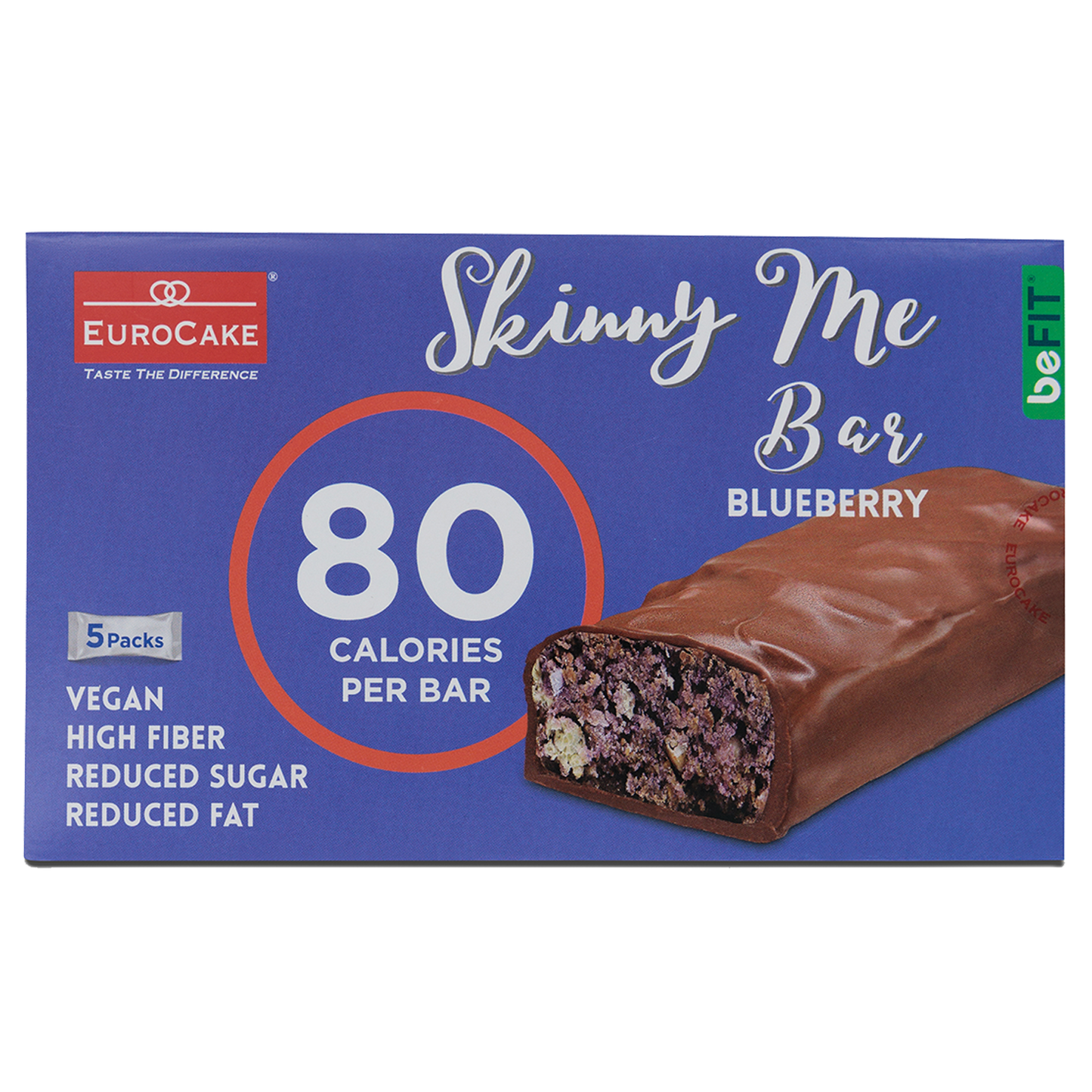 Skinny Me Blueberry Bars (5 Packs/Box)