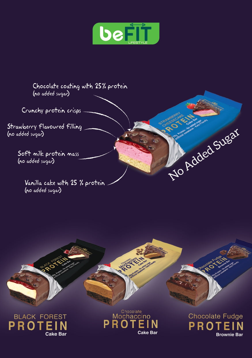 Chocolate Brownie Fudge Protein Cake Bar Single